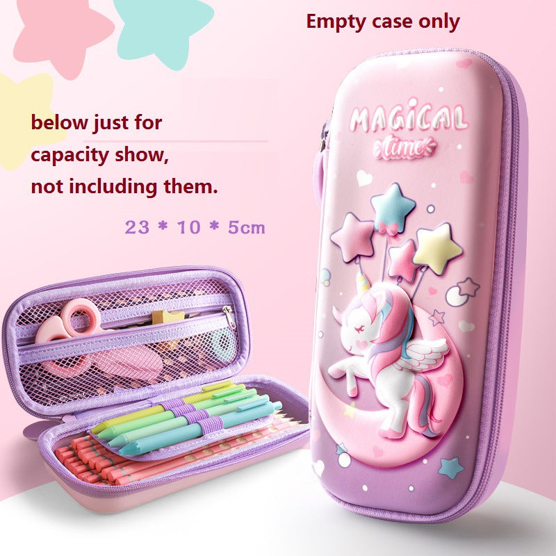 Unicorn Moon Pencil Case 3D EVA Stationery Box