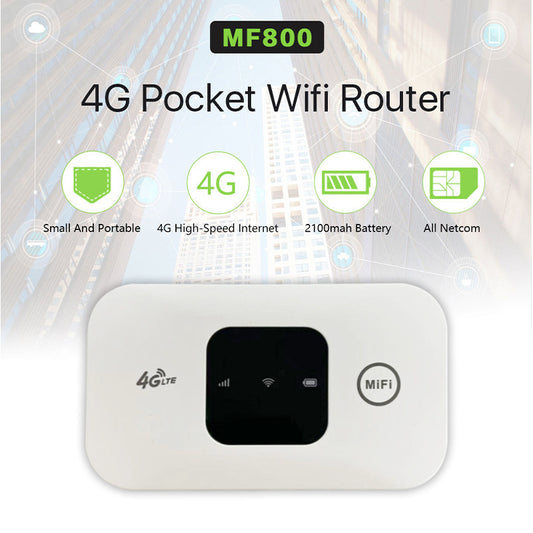 Portable 4G LTE Mobile WiFi Router for Home Office Travel