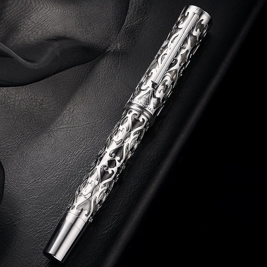 Hongdian D1 Piston Fountain Pen Hollow Skeleton Resin Pen