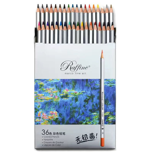Marco Raffine Fine Art Drawing Colored Pencils 36 Pack