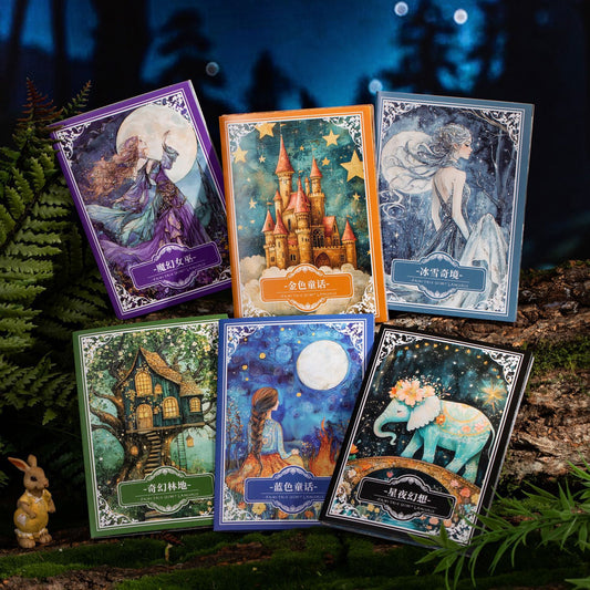 60pcs Fairy Tale Secrets Decorative Stickers Set A6 Size