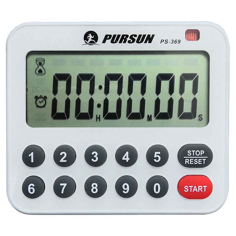 PURSUN Digitaler Küchentimer 10 Tasten für Kochen, Training, Spiele