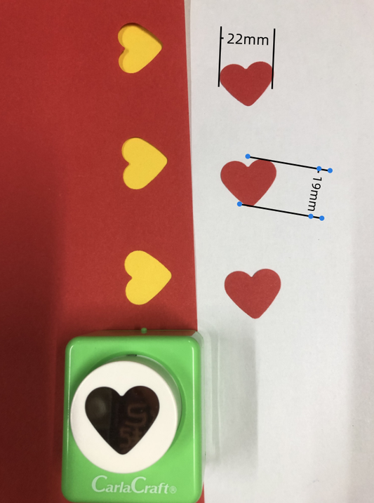 CARL Craft Mini Punch Japan Selection Heart - TTpen