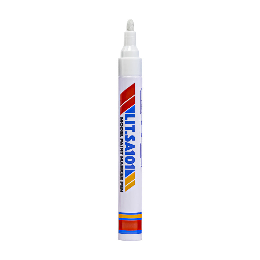 2pcs Model Paint Marker Pens Oil Based White