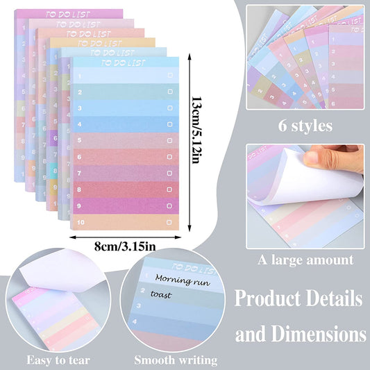 300 Sheets to Do List Self-Stick Notes 13x8cm