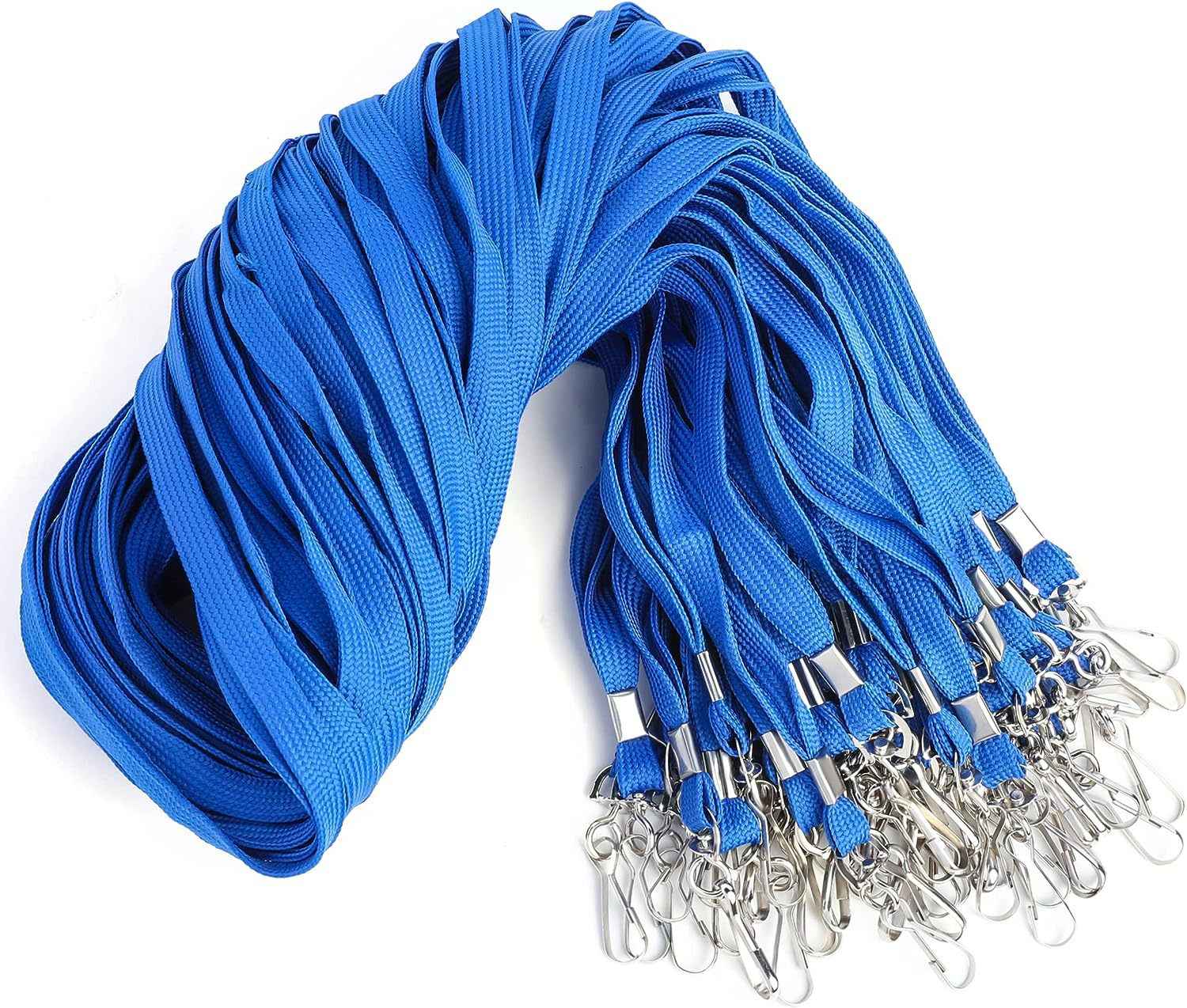 100Pcs Nylon Bulk Lanyard for Id Badges - TTpen