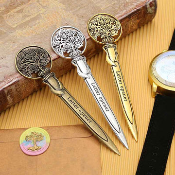 3pcs Retro Letter Opener Knife Compact Portable Envelope Slitter - TTpen