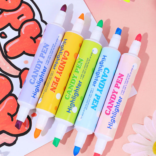 CANDY PEN 6 Color Dual-Tips Highlighters