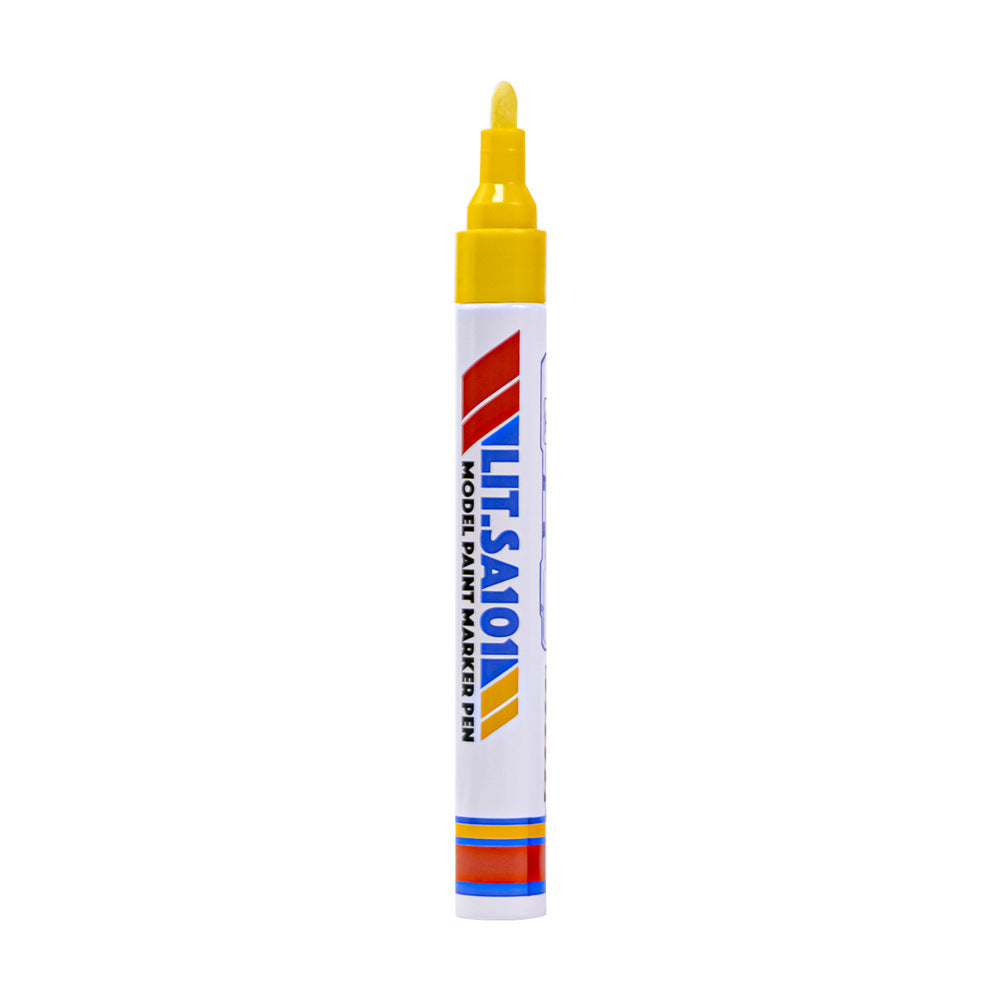 2pcs Model Paint Marker Pens Oil Based Yellow