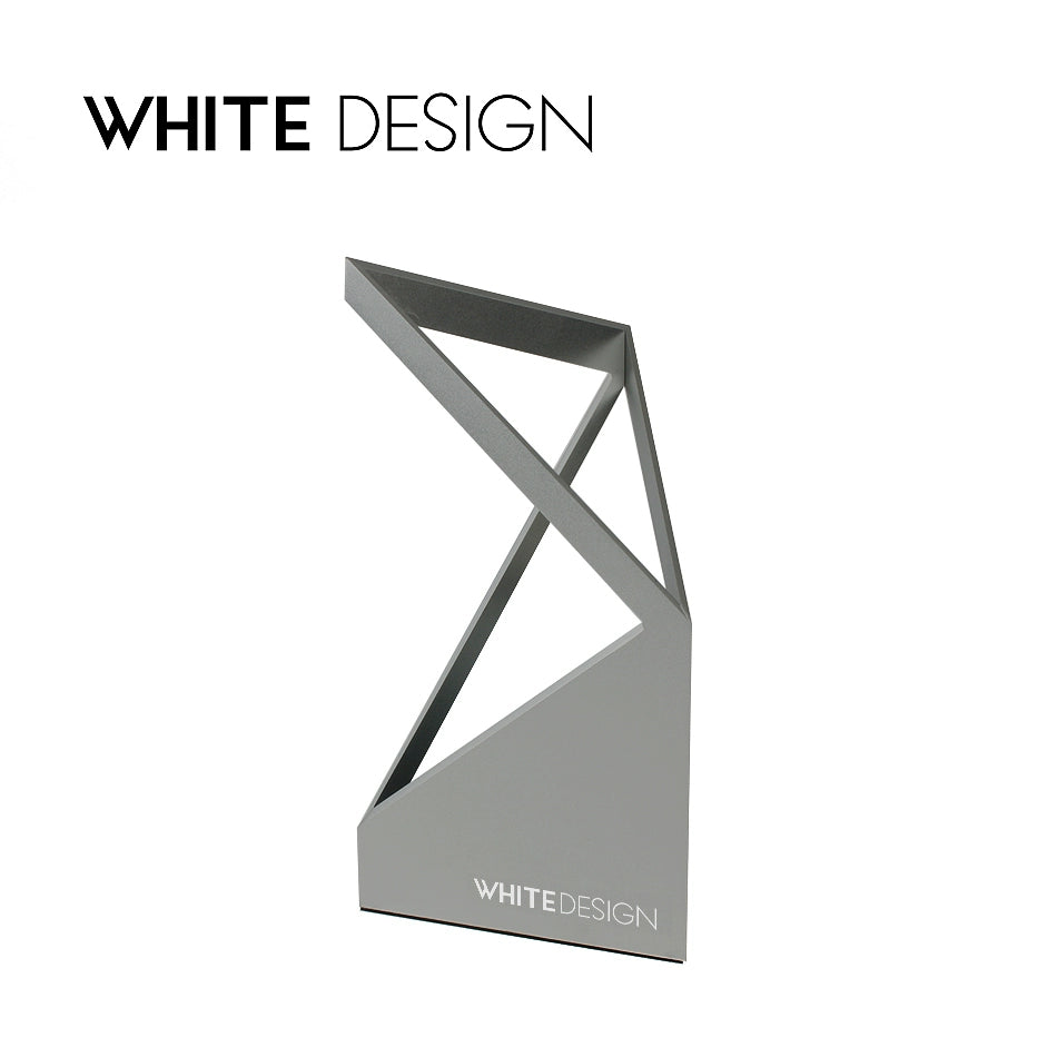 Architectural Aluminum Pen Holder - Modern Desktop Organizer