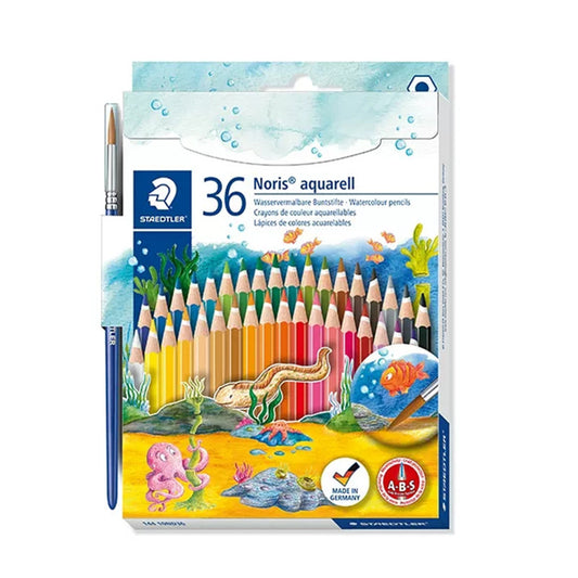 STAEDTLER 144 Noris Aquarell Watercolour Pencils,36 Colours