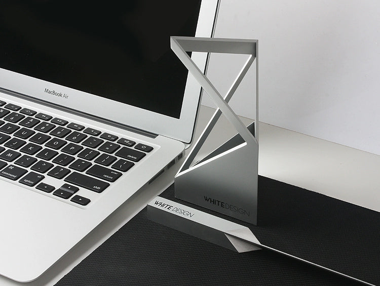 Architectural Aluminum Pen Holder - Modern Desktop Organizer