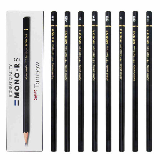 Tombow MONO-RS Pencils, HB-6B, 12 Pack