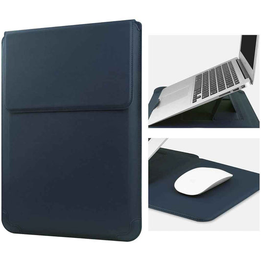 PU Leather Sleeve Case with Stand MacBook Air 13 14 inch