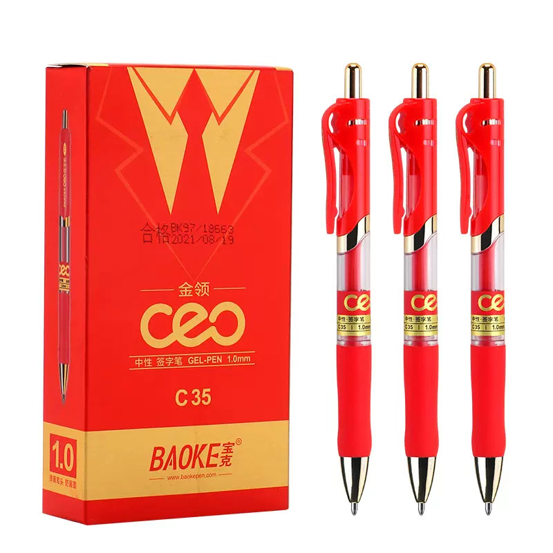Baoke Ceo C35 1.0mm Gel Pen Pack of 12