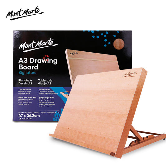 Mont Marte Drawing Board A3 with Elastic Band