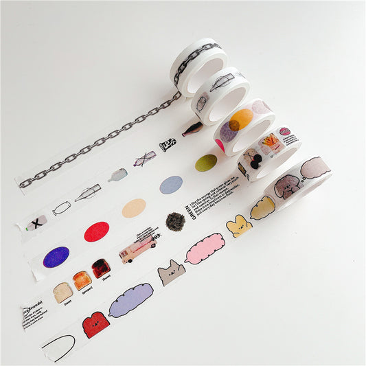 Ins Style Washi Tapes 5 Pack