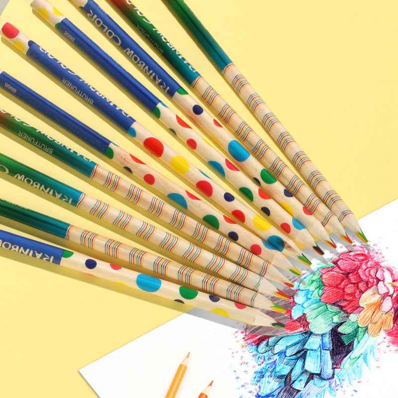100pcs 4IN1 Rainbow Color Drawing Pencils - TTpen