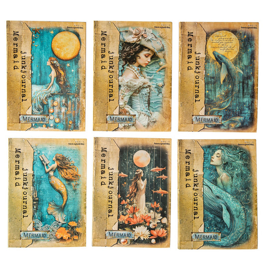 Mermaid Diary Scrapbook Paper Set - 180 Sheets