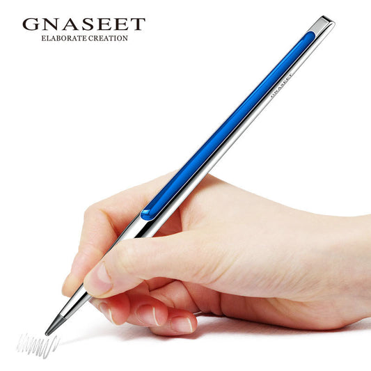 Creative Eternal Metal Gift Pen Blue