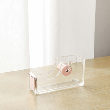 Office Transparent Acrylic Tape Dispenser