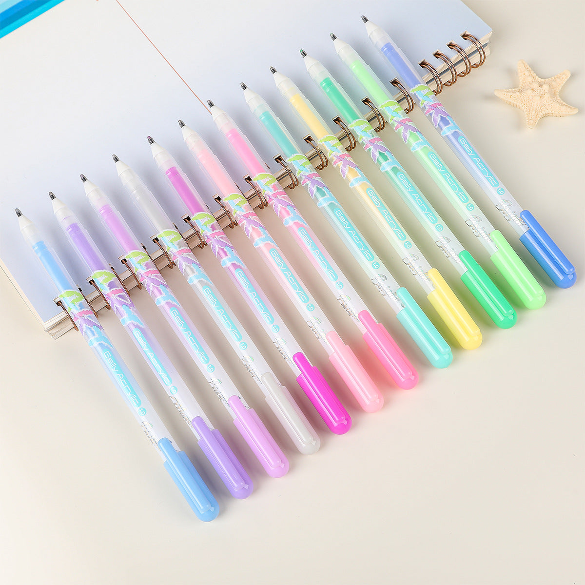 12-Color Acrylic Highlight Art Pens for Artists, Bullet Journaling