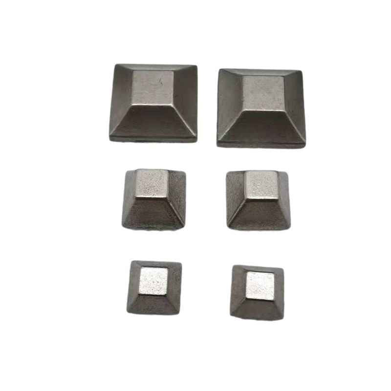 8/10/15MM Vintage Silver Flat Top Pyramid Studs – Alloy Rivets 30