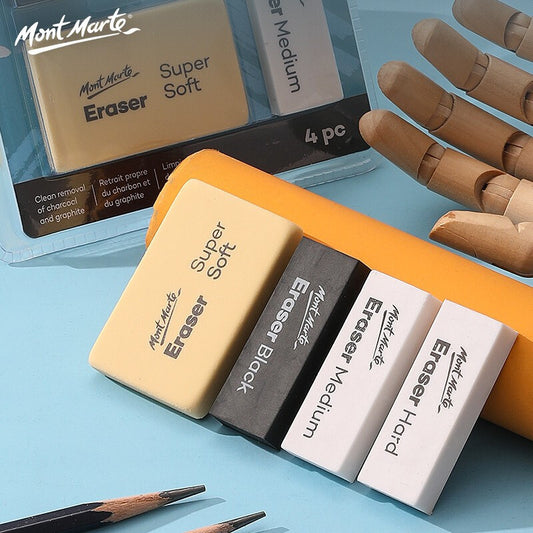 Mont Marte Artists Eraser Pack 4PCS