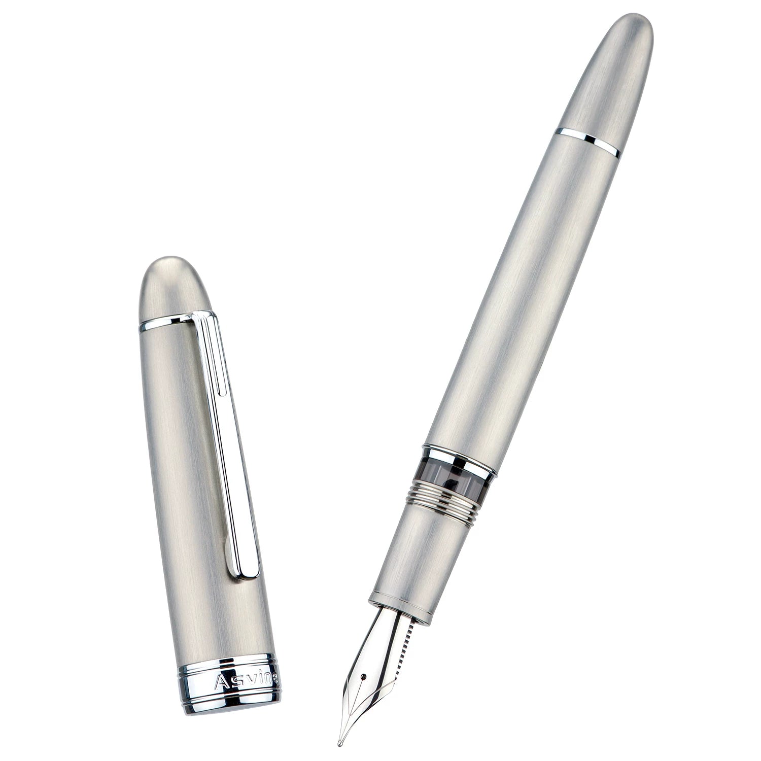Asvine J16 Titanium Piston Fountain Pen | German JOWO Nib | High