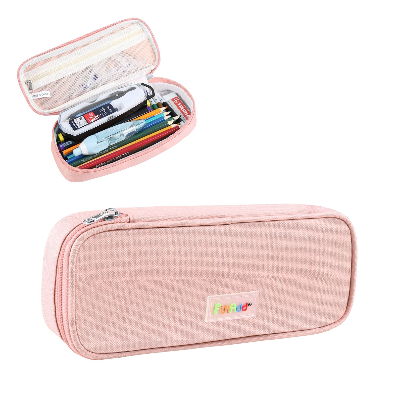 AddFun Large Capacity Pen Case,Pencil Pouch with Zipper