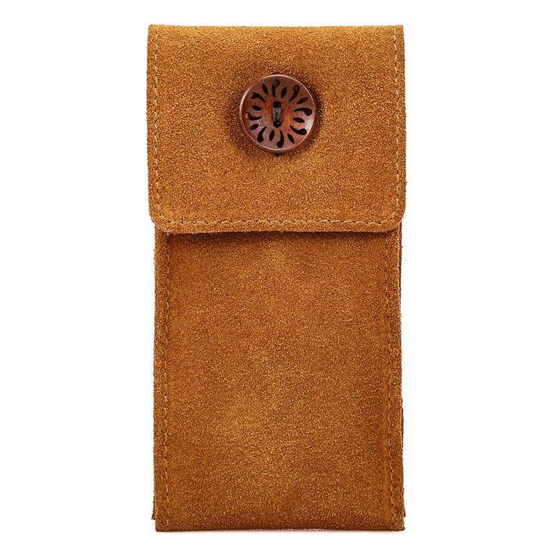 CONTACTS FAMILY Vintage Suede Leather Watch Pouch | Handcrafted