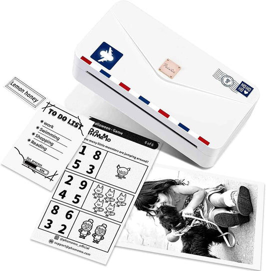 Phomemo M04AS 4 Inch Portable Thermal Printer for Photo Memo Note - TTpen