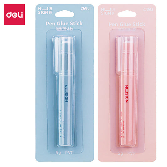 DELI NUSIGN Solid Pen Glue Stick 6 Pack