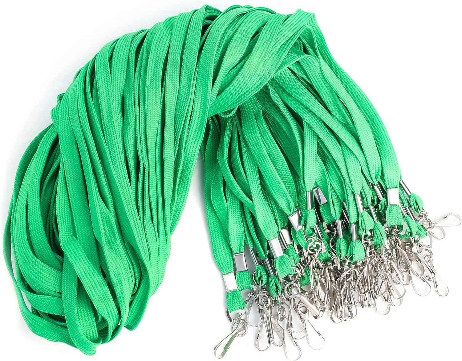 100Pcs Nylon Bulk Lanyard for Id Badges - TTpen