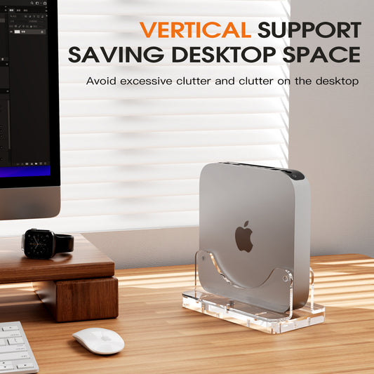 Acrylic Desktop Vertical Stand for Mac Mini