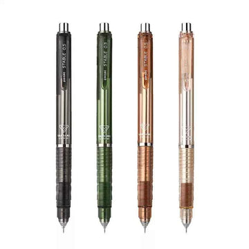 Japanese Penac STABLE 0.5MM Click Gel Pen 4 Pack