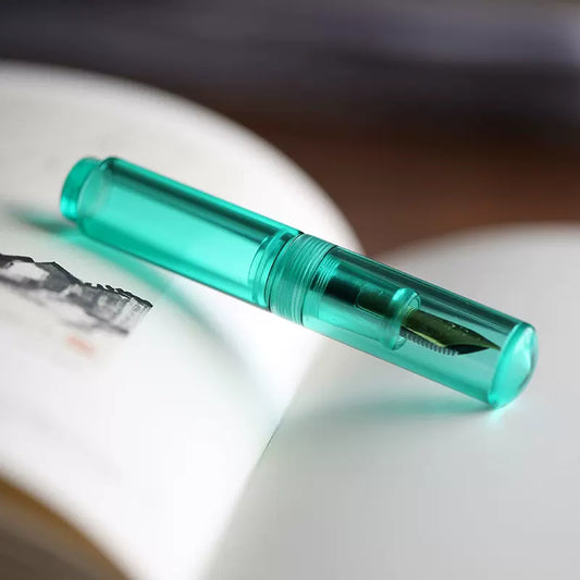 MAJOHN Wancai Mini Transparent Pocket Fountain Pen Fine Nib 0.5mm