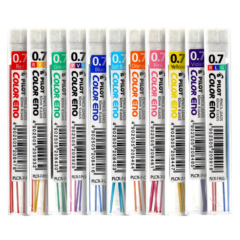 PILOT 8 Color Eno Pencil Leads 0.7mm