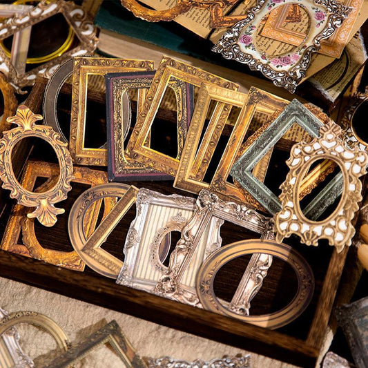 Artistic Heritage Border Paper Card Set – 180 Decorative Frames