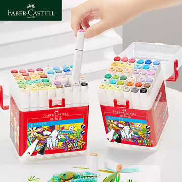 Faber-Castell Oil-Based Markers,36/48-Color for Students' Art Class