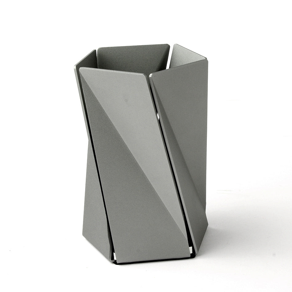Modern Aluminum Twist Pen Holder - Minimalist Desktop Organizer