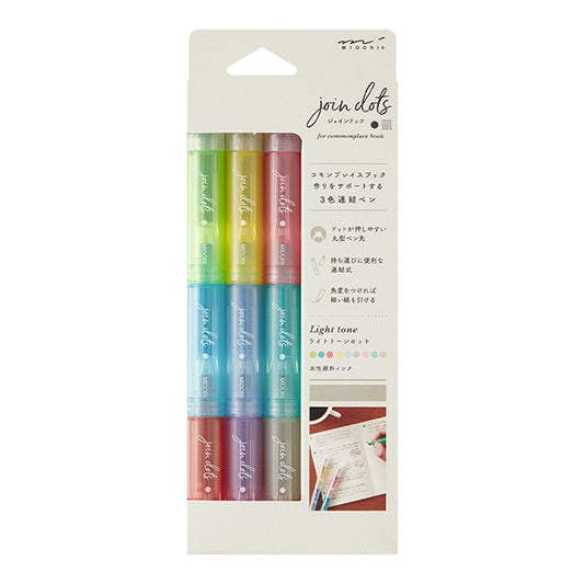 Midori DESIGNPHIL Join Dots Marker Pen 3in1