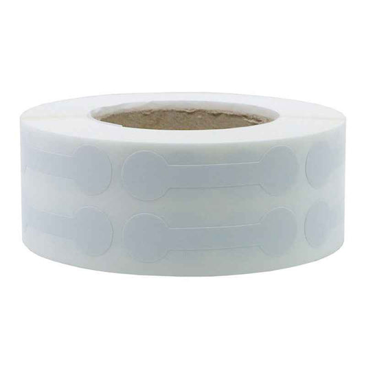1500pcs Barbell Jewelry Price Tags White Kraft Paper Stickers - TTpen