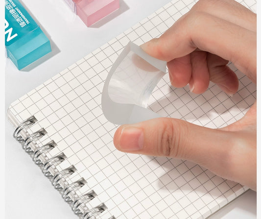 DELI NS154 NUSIGN 3Pcs Rubber Transparent Erasers