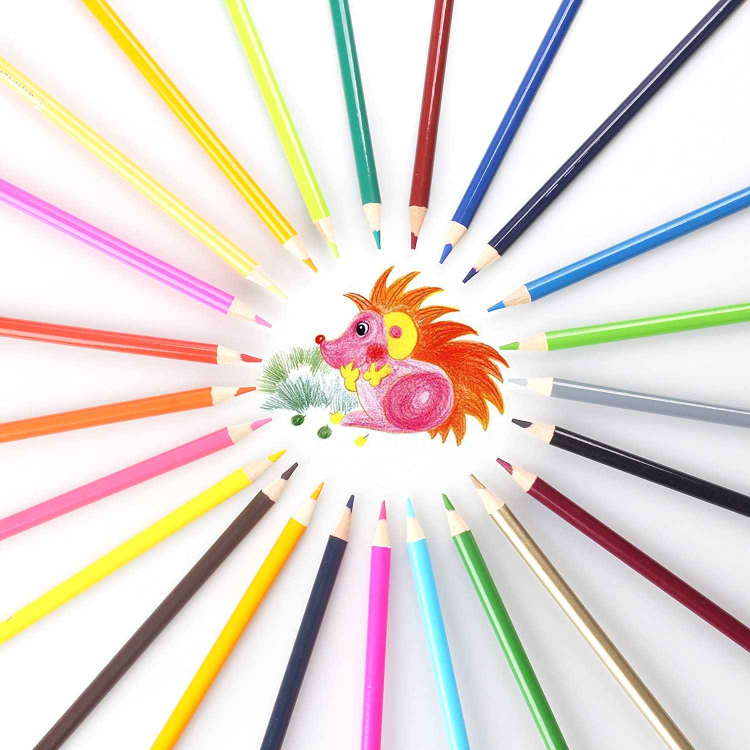 BRUTFUNER 120 PCS Oil Based Classic Colored Pencils Drawing Set - TTpen