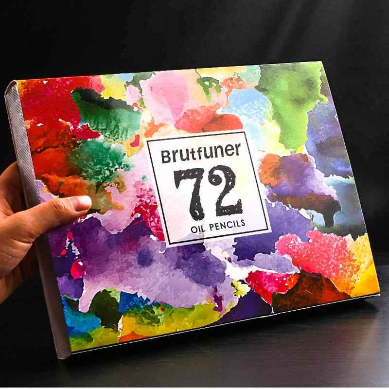 アート・デザイン・音楽 Brutfuner 72 llic Colored Pencils BRUTFUNER 72 Colored Pencils Set Oil Based