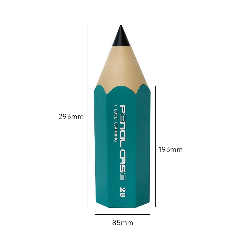 Pencil Shaped Pen Holder,Double Layer Desktop Pencil Storage Organizer
