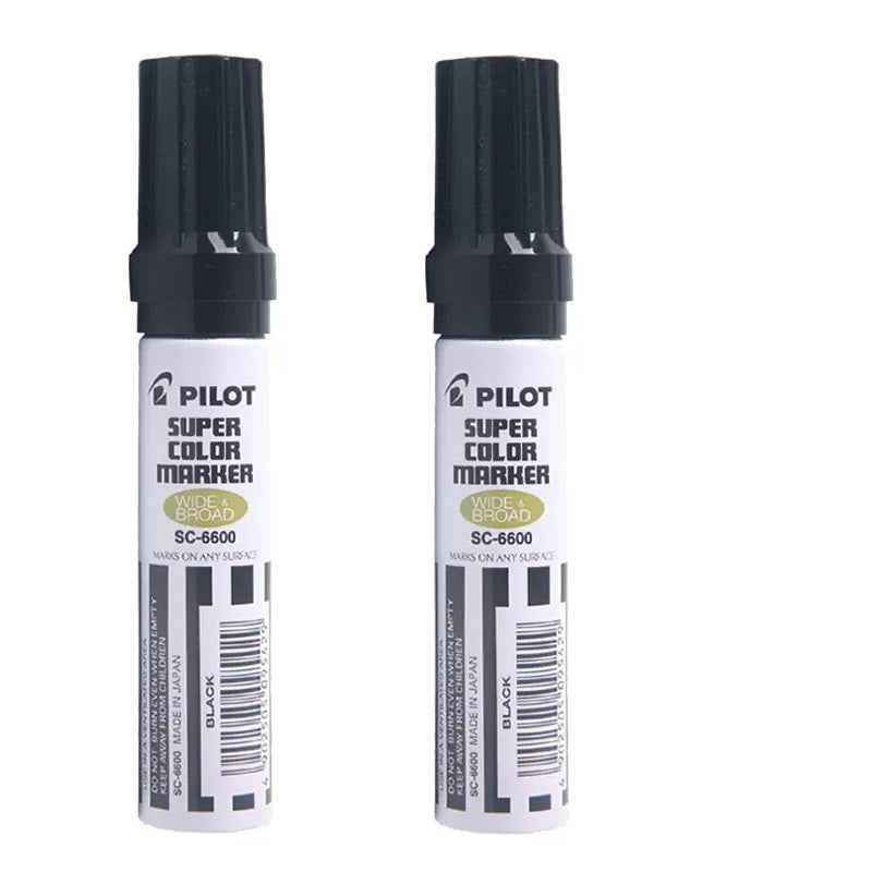 Pilot SC-6600 Jumbo Refillable Permanent Super Color Marker 2 Pack