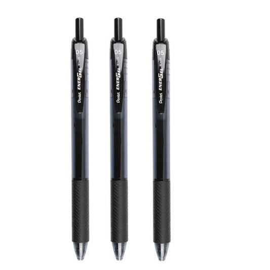 Pentel Energel S Gel Ink Standard Pen 0.5mm 3 Pack