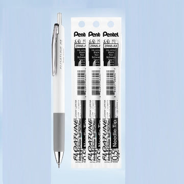 Pentel Floatune BZN205 Ballpoint Pen with 3 Refills 0.5mm